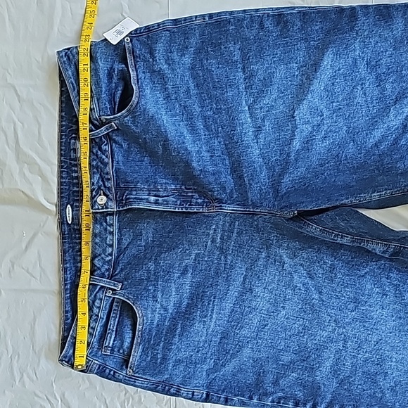 Old Navy Extra High-Waisted Secret-Slim Pockets Sky-Hi Straight 24 Plus Sz Jeans - Picture 8 of 14